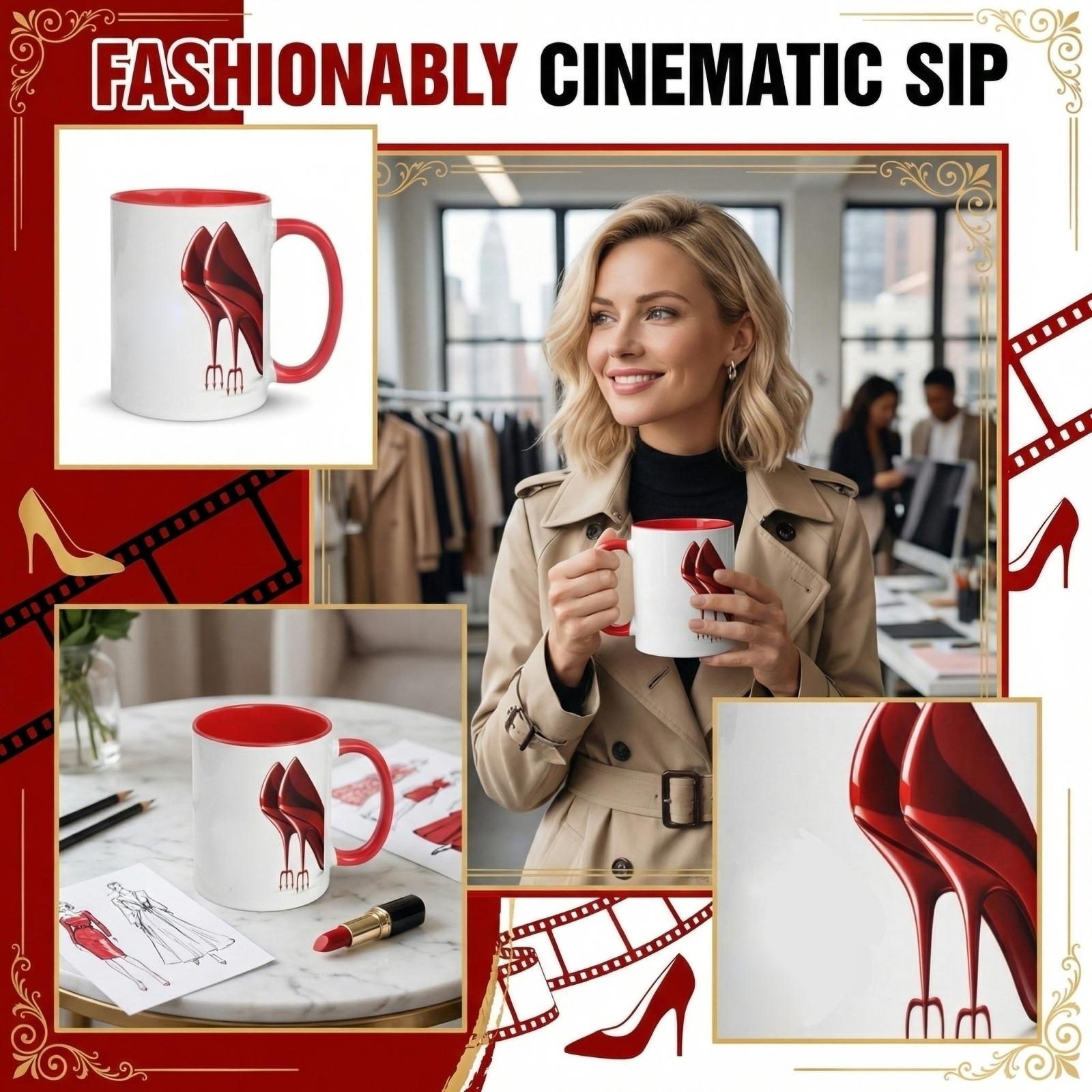 

Coffee Mugs Dedicated To Fashionistas, Movie Fans, And Artists one size
