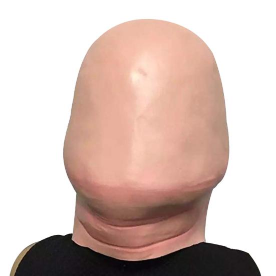Lustige Latex Kopfmaske Halloween Streich Witz 3D Penis Schwanz Party Cosplay Kostüm