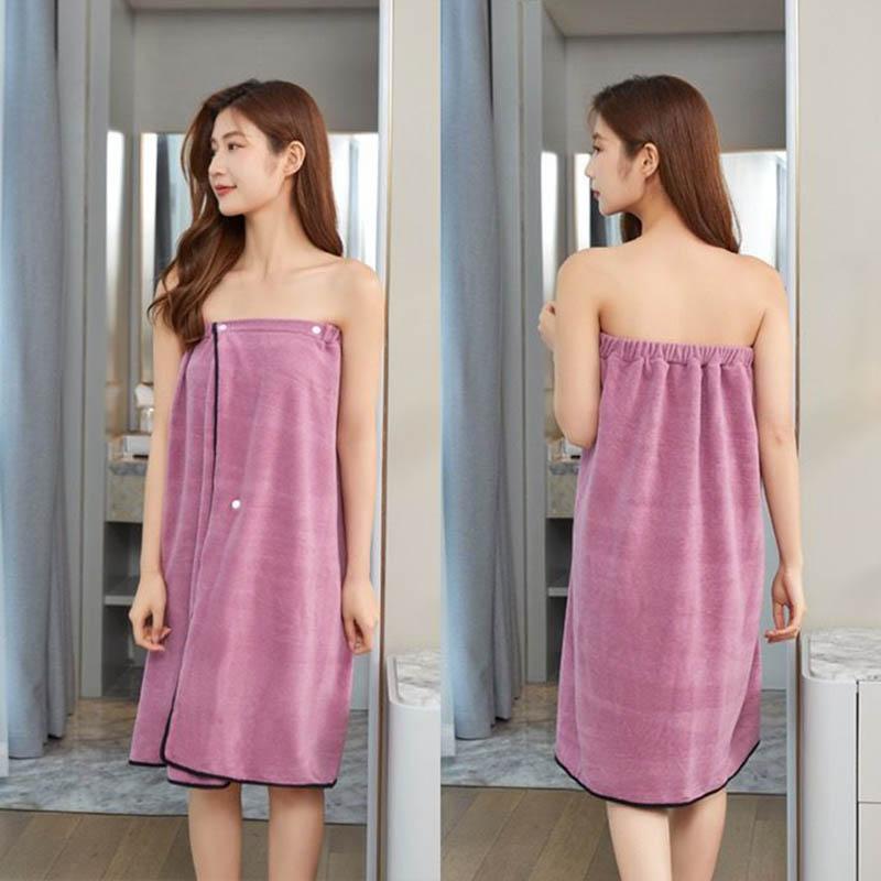 WTEMPO Bath Towel Tube Top Wrapped Chest Household Super Absorbent Thickening Non-shedding Soft Bath Skirt for Women