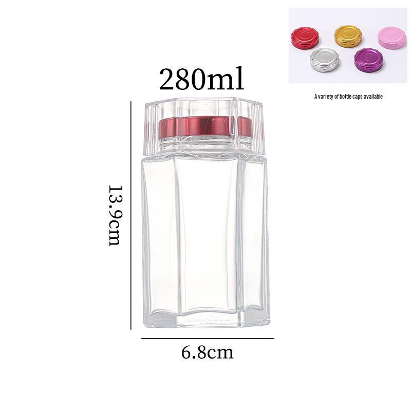 Food-Grade Glass Honey Dispenser Jar