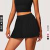 Womens Athletic Skort Set With Built-in Shorts Gym Yoga Tennis Running Lightweight Breathable Sportswear