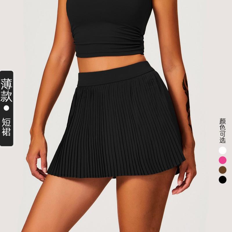 Womens Athletic Skort Set With Built-in Shorts Gym Yoga Tennis Running Lightweight Breathable Sportswear