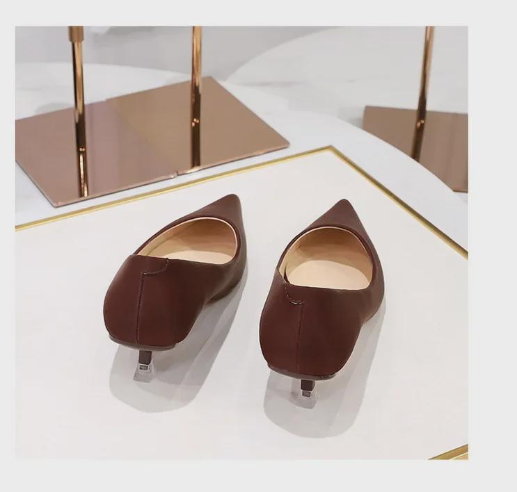 European & American Style Mid-Heel Stiletto Pumps - Sexy, Elegant, Pointed Toe, Shallow Mouth, Spring Fashion for Women