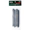 [KATO] Narrow Gauge UniTrack Straight Track 124mm, 4-Piece Set 52-120, Model Railroad Supplies Multicolor 1/76