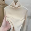 Women's Turtleneck Sweater Autumn Winter Long Sleeve Slim Fit Knitted Base Layer Fashionable Warm Top