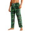 Men's Drawstring Pocket Flannel Casual Pants
