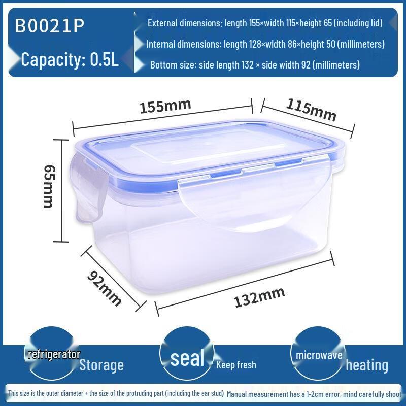 

HANDUNYOU 6-Piece PP Food Storage Container Set