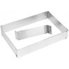 Square Rectangular Cake Mold Ring, Adjustable Stainless Steel Square Mousse Cake Cutter Baking Mold Pastry Baking Tool
