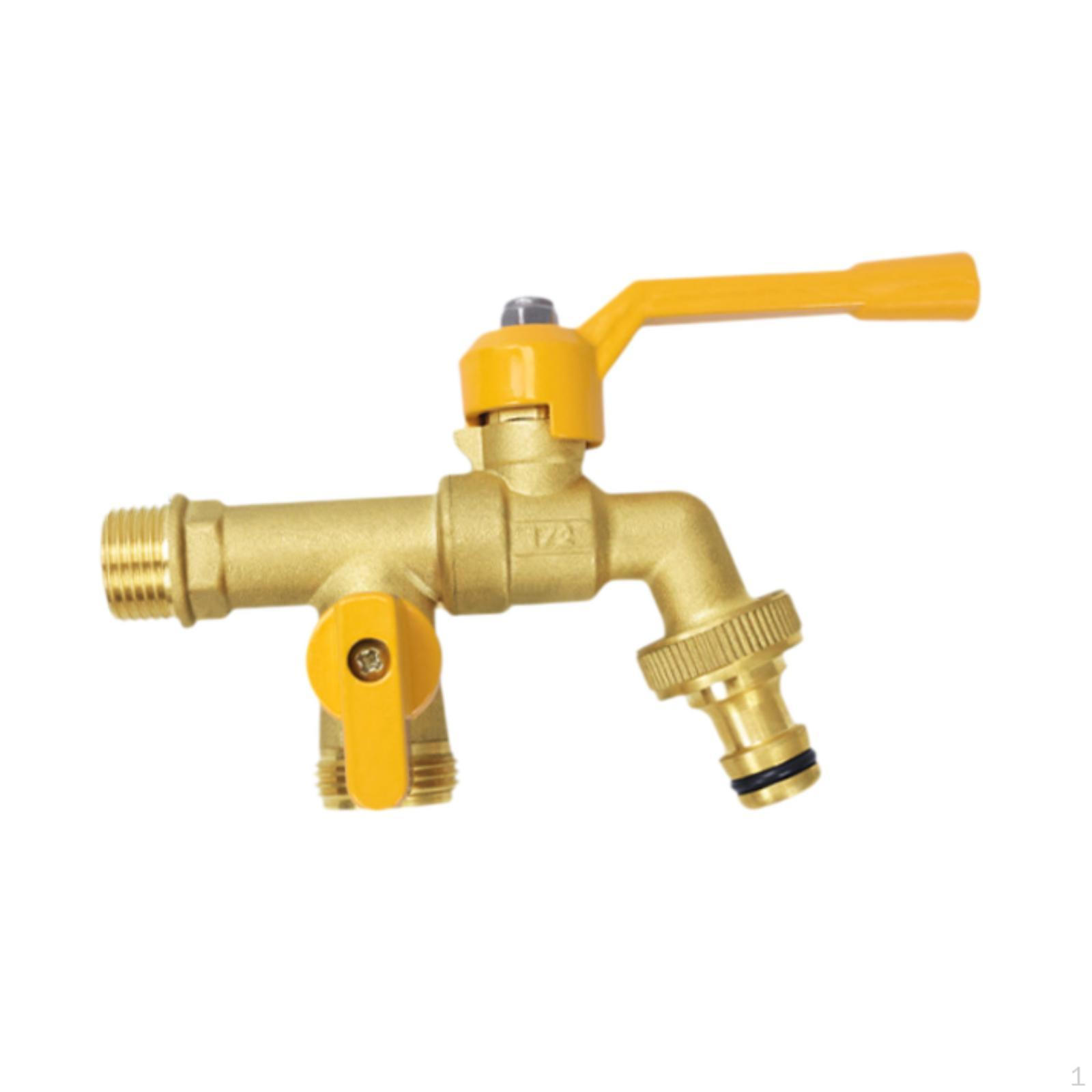 

Смеситель для стиральной машины с двойным выпуском, медный, универсальный, кухонный, для стирки воды 1 Nozzle