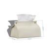 Zuhause Schreibtisch Schlafzimmer PU-Leder Serviettenbox Papiertuchspender Feuchttücher Aufbewahrungsbox Taschentuchhalter
