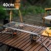 Stainless Steel Portable Folding Outdoor Stove Bracket with Grill Rack