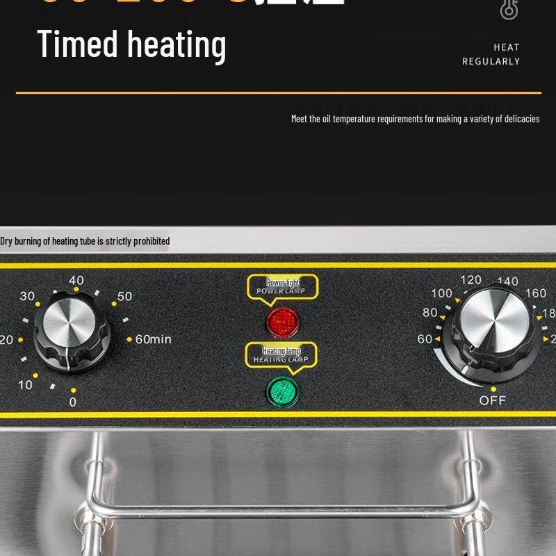 Commercial Thermostatic Deep Fryer