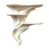 3-stöckiges Wandregal, Schwebendes Regal für Wandskulptur Hängeregal-Einheit, Dreistöckiger Kunststoff-Ausstellungsständer für Figuren im Eingangsbereich, Heimbüro,