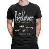 Camiseta Erótica Lifelover para Hombre 100% Algodón Camisetas Vintage Cuello Redondo Manga Corta Ropa 4XL 5XL