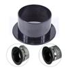 Round Shape Straight Pipe Wall-mounted 1PC 75mm ABS