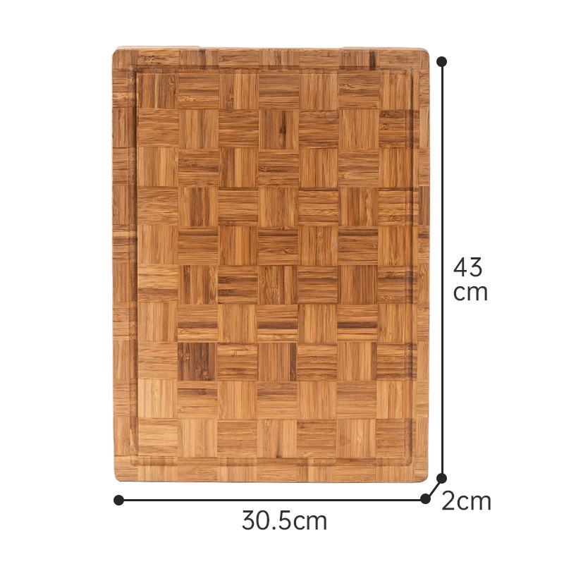 

Бамбуковая шахматная разделочная доска - Креативная подвесная разделочная доска с отверстием для фруктов и овощей Irregular