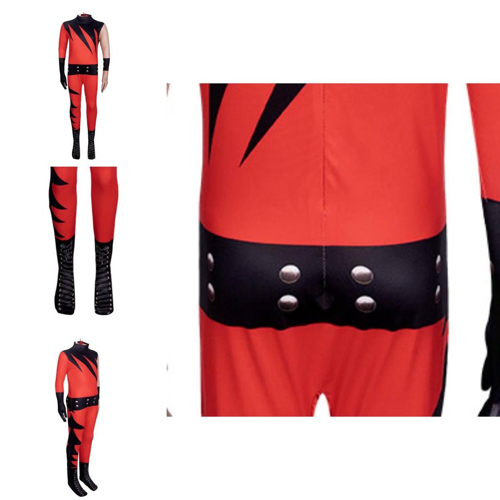 Mangguo Kids Cosplay Costume Wrestling Bodysuit With Kane Mask New Halloween Product