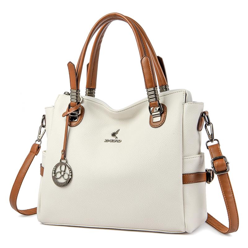 

Fashi Luxury Handbags Women Bags Designer Crossbody Bags for Women High Quality Soft Leather bags Shoulder Bag Sac a main белый