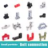 Moc High-tech Parts Axle and Pin Connectors Bolted Connection DIY Building Blocks Accessories Bricks Toys Compatible With Other