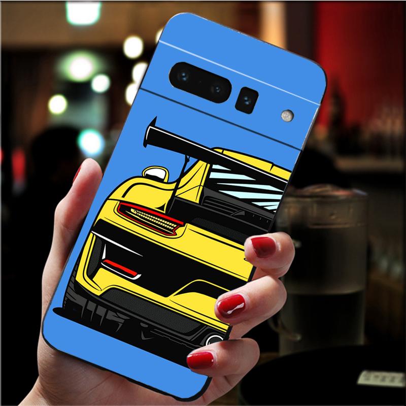 Япония JDM Спортивный Чехол для Телефона Google Pixel 10 9 Pro XL 9A 8 7 6 Pro Pixel 8A 7A 6A Pixel 8 7 6 5 Funda Google Pixel 6A