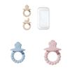Baby Silicone Teething Toy With Foodgrade Material For Newborns And Infants