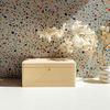 Boite de Rangement en Bois avec Clé - CREATIVE DECO - 30 x 20 x 14 cm - Non-peint - Boite a Souvenir