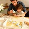 4 Piece Spring-loaded Die Design Biscuit Mold Three-dimensional Fondant Mold Fondant Stamp  Kids