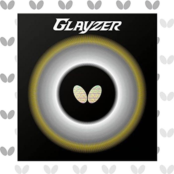 Butterfly Table Tennis Rubber Glazer Reverse High-Tension Black (278) 2.1mm, Special Thick