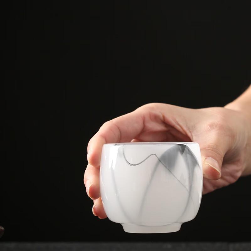 Hand-carved Glazed Tea Tasting Cup