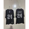 Camiseta de Fútbol Americano Bordada Oversize para Hombre Equipo Tigers Raiders Ropa Deportiva Corte Holgado Mezcla de Algodón