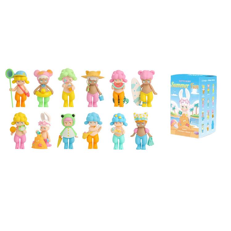 New POP MART Pansum SATYRRORY Summer Fun Collection Mystery Boxes Single Mystery Box/Full Box 12 Pcs 200700294