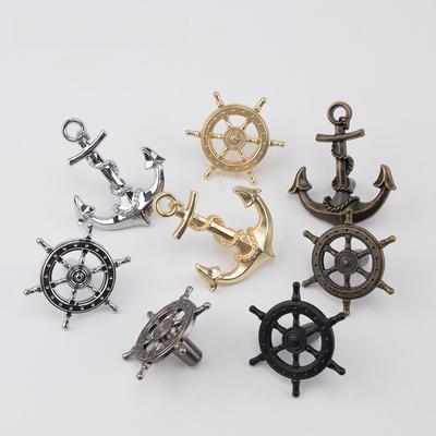 Handle-Anchor & Rudder Shaped Decorative Knob, Creative Furniture Handles,Suitable for Dressers,Cabinets,Bookcases,Nightstands