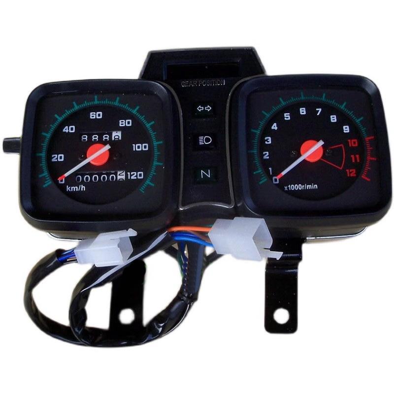 Motorcycle Speedometer for Suzuki Haojue Qingqi Lifan for GS125 HJ125 QS125 QJ125 RPM/Min Speed Meter Clock Instrument K/M Gauge