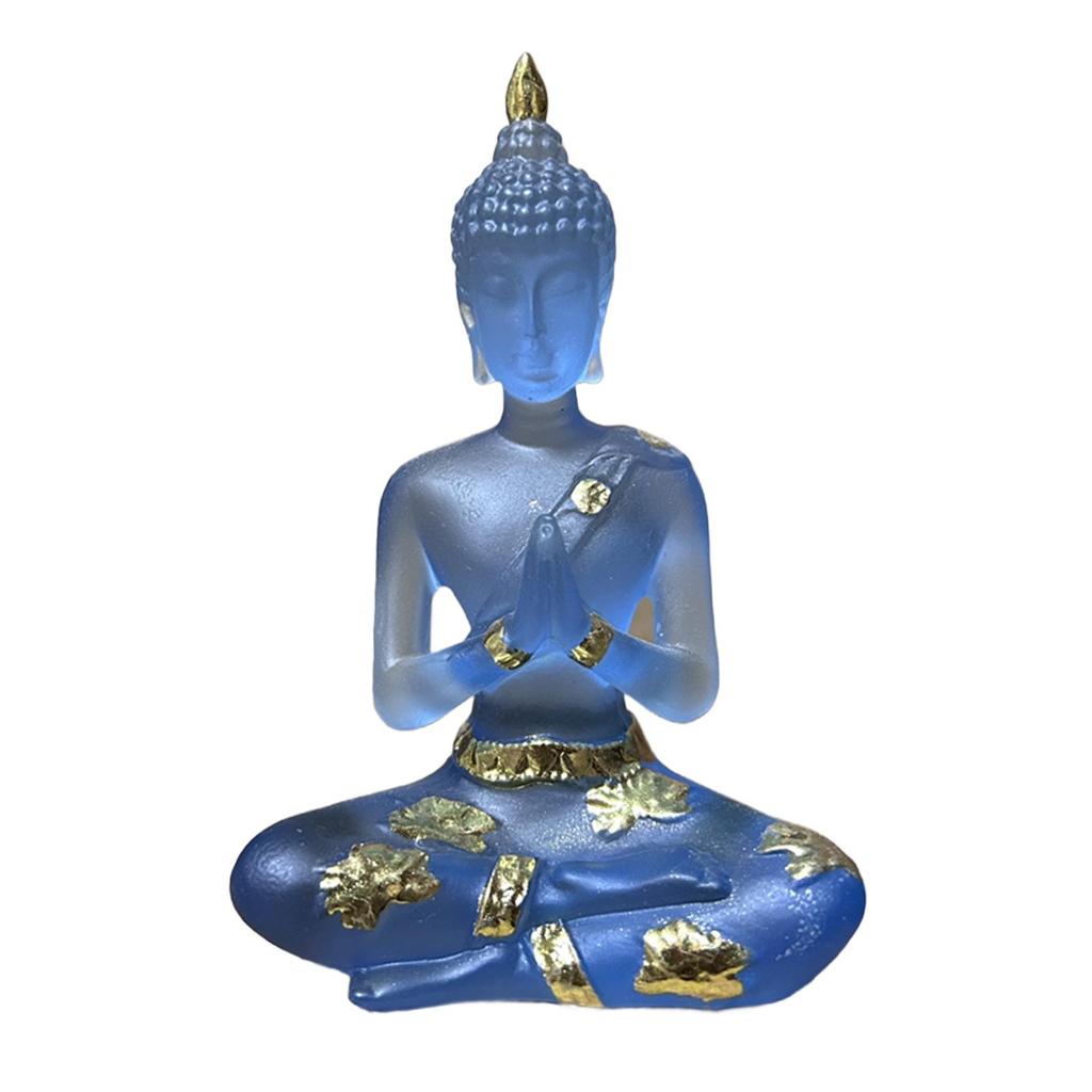 Buddha-Figuren aus Kunstharz, Ornament, thailändische Buddha-Statue, Tempeldekoration, Buddha-Statuen, Nachahmung von Wohnzimmer-Glasdekorationen
