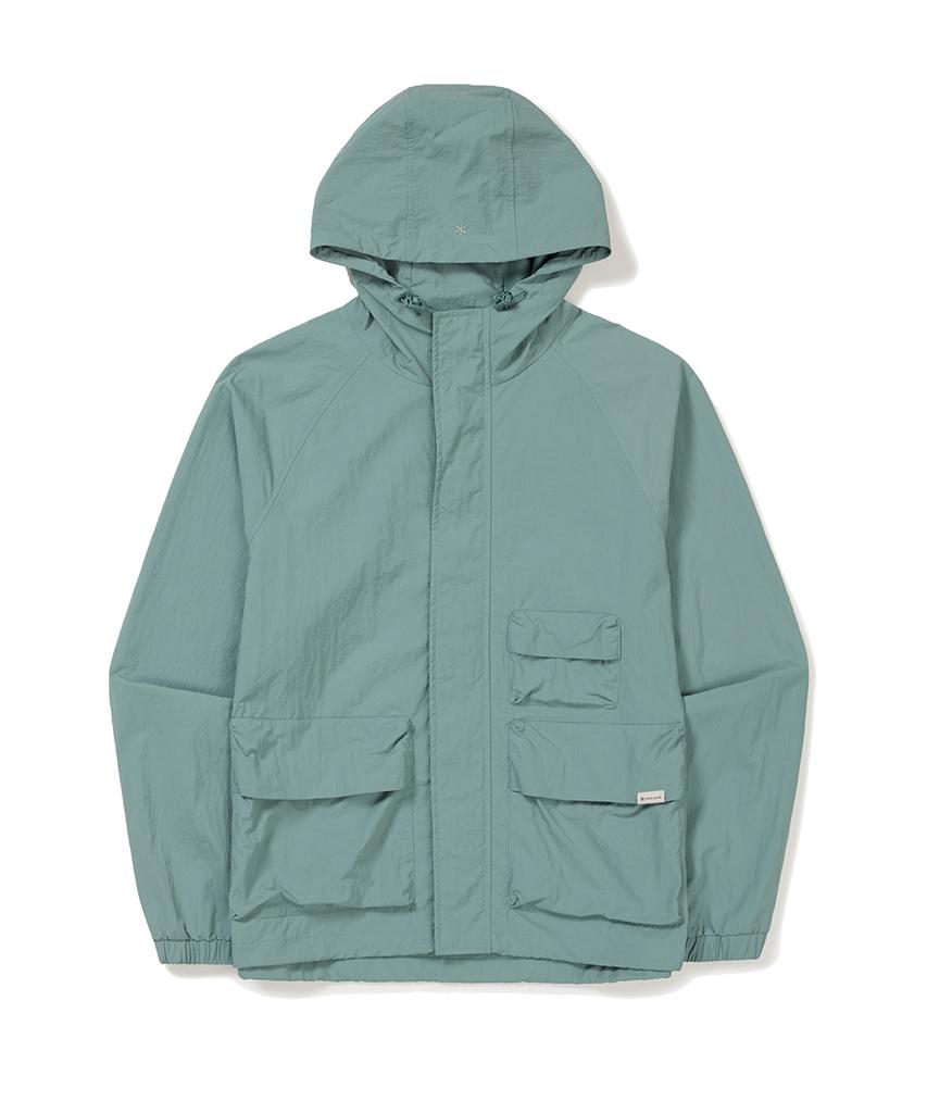 Snowpeak Apparel Taslan Woven Utility Windbreaker Royal Mint (S24Mmlwb56)