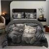 Fashion Technology Printing, 3D Digital Printing, Bedding, Duvet Covers, Pillowcases, Three-piece Sets