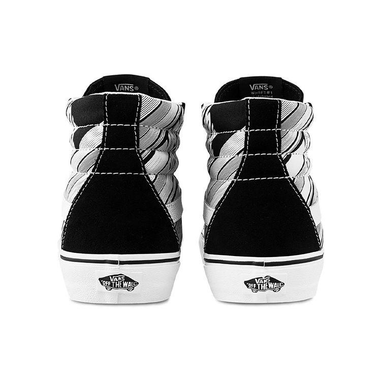 Vans Sk8 High Top Skate Shoes Unisex Sneakers Black White VN0A4U3C2C6