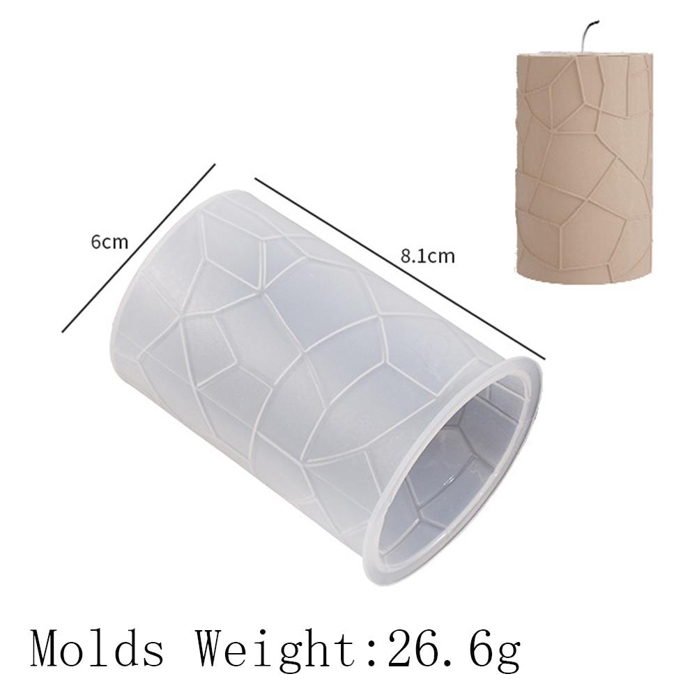 

Цилиндрическая силиконовая форма для свечей своими руками, полосатые свечи, изготовление украшений для ужина, гипсовые формы из эпоксидной смолы, домашний декор, подарки ручной работы