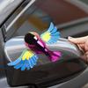 Car Mirror Decor Funny Wind-Powered Dynamic Flying Bird Automotive Rearview Mirror Decor For Automotive Truck RV SUV Motorcycle