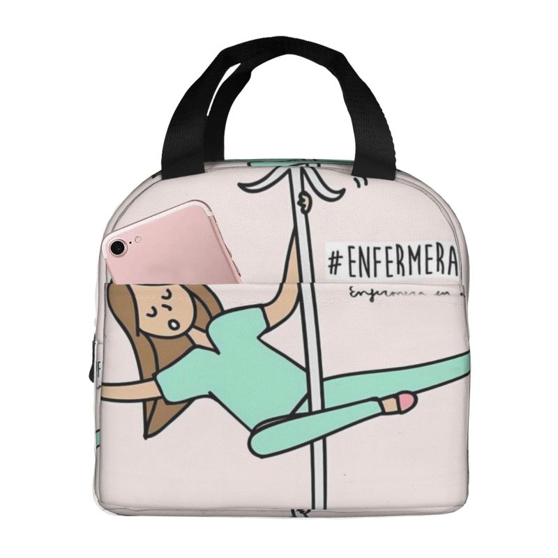 Enfermera En Apuros Doctor Enfermera Fiambrera para Mujeres Multifunción Buceo Buceo Refrigerador Térmico Bolsa de Almuerzo Aislada para Alimentos Oficina