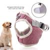 Cotton Blend Breathable Pet Cat Dog Vest Chest Strap with Pulling Rope(Red, M)