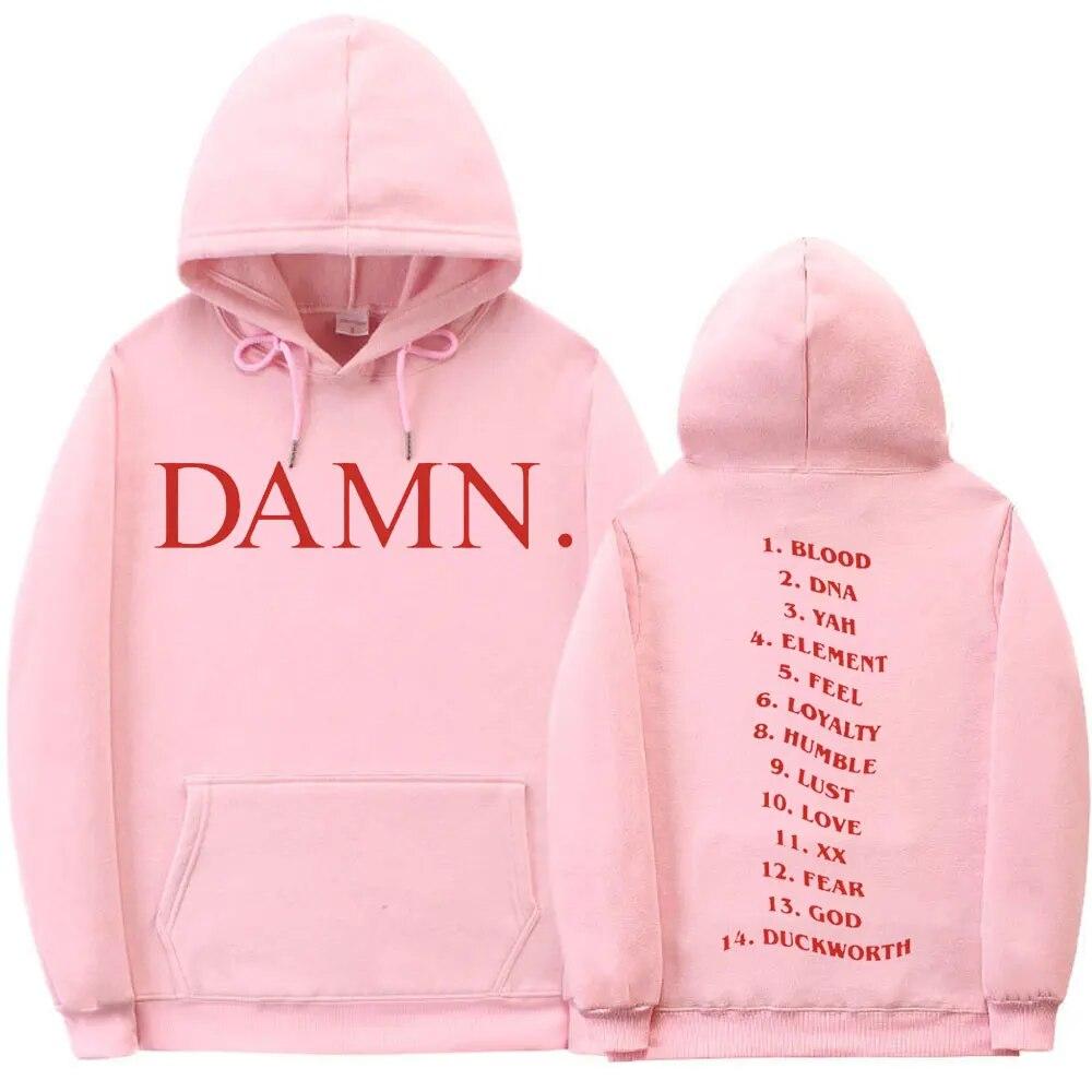 Rapper Damn Kendrick Lamar Pglang Mr Morale & The Big Steppers Album Tracklist Mikina Unisex Dámská Mikina s kapucí Módní styl Hip Hop