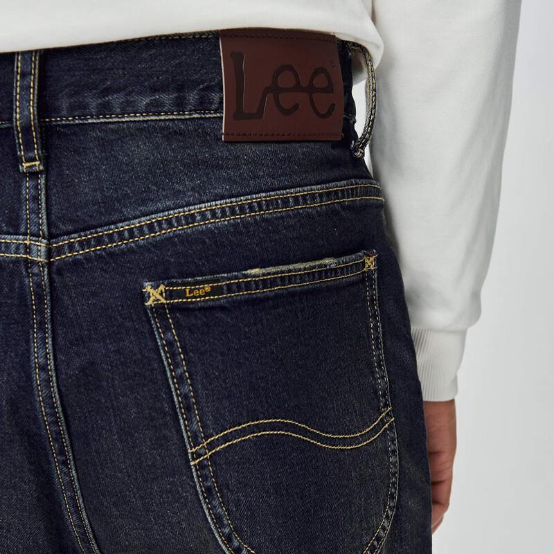 Lee Men's 753 Dark Blue Straight Fit Jeans