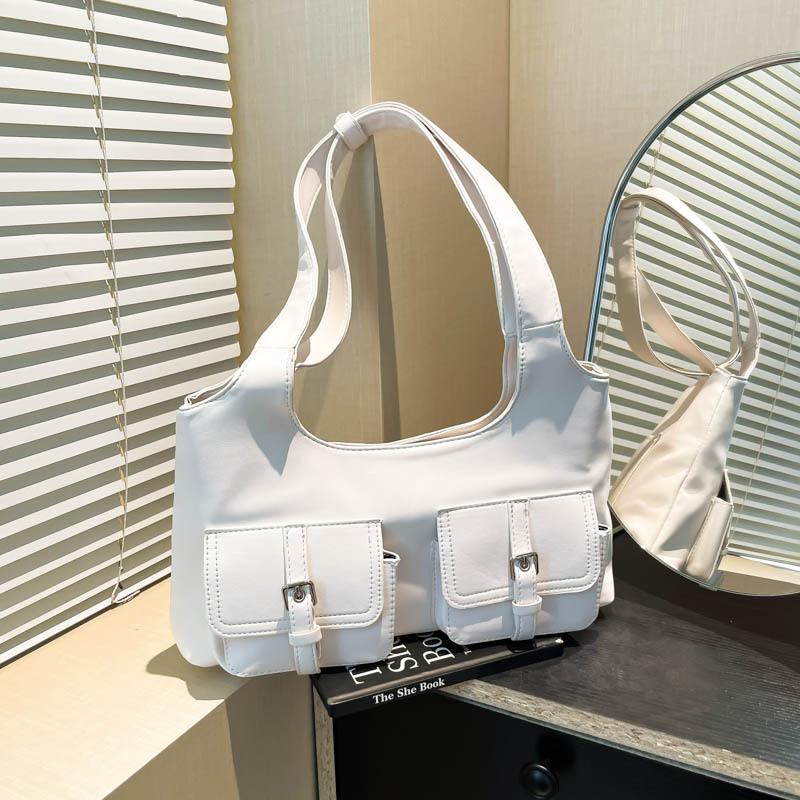 Premium Sense Niche Bag Women's New Line Fashion Versatile Shoulder Underarm Bag Commuter Tote Bag