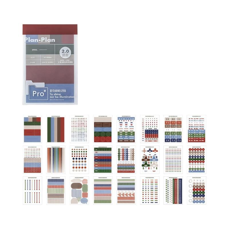 Assorted Color Note Sticker Colorful Adhesive Index Tabs For Textbooks Planner Documents And Bulletin Board Reminder