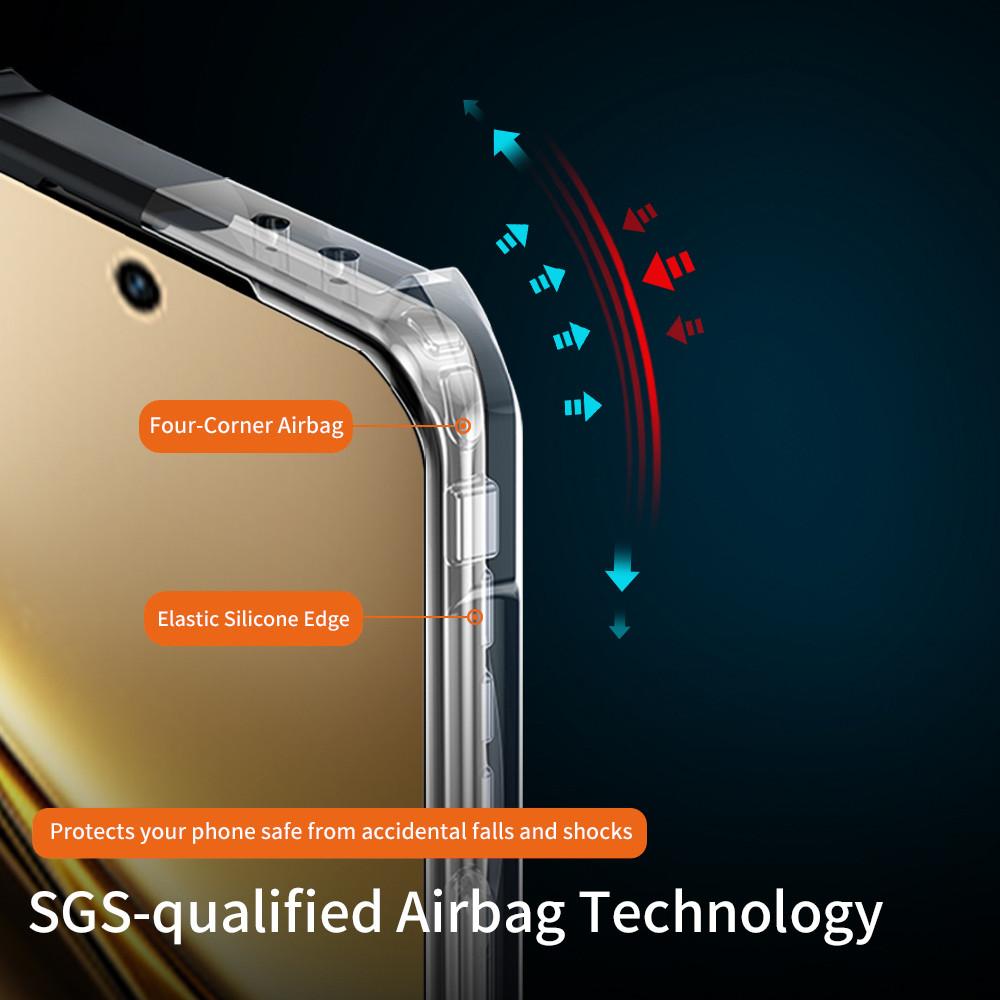 

XUNDD For vivo X200 Pro 5G Case Dropproof TPU+Acrylic Clear Back Phone Cover Style A