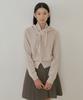 Lingseoul Wool Pleated Short Skirt-Brown