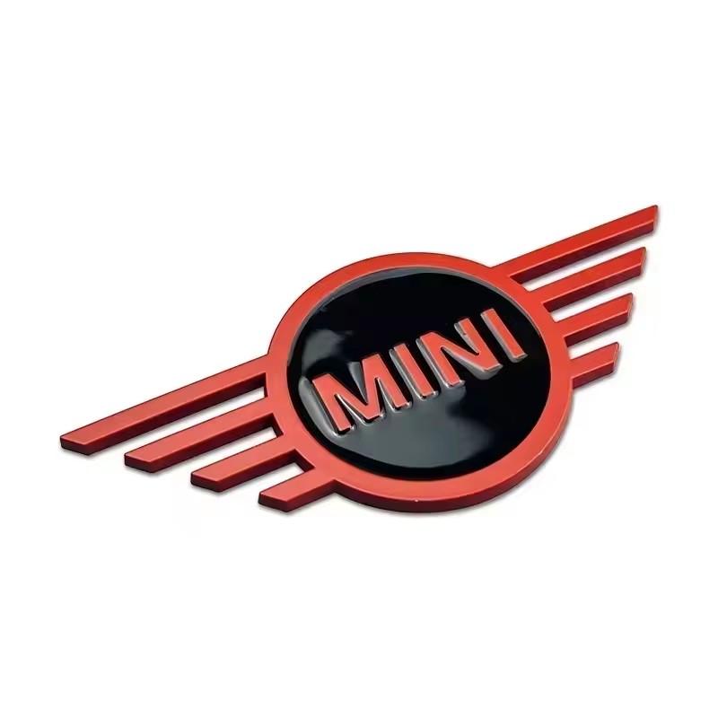 3D Metal Car Rear Badge for Mini Cooper F55 F56 F54 Countryman Clubman JCW R56 R60 F60 Front Emblem Sticker Accessories