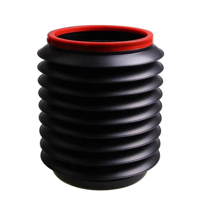 Foldable Trash Can Collapsible Water Bucket 4L Car Bin Multifunctional Storage Container Expandable Bucket for Travel Home