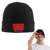 Morocco Flag Warm Knitted Cap Hip Hop Bonnet Hat Autumn Winter Outdoor Beanies Hats for Men Women Adult